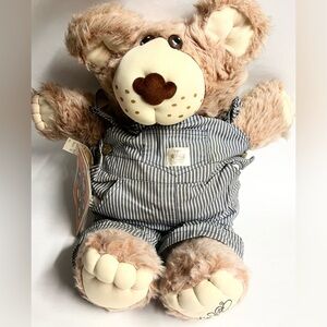 Vintage 1985 DUDLEY FURSKINS Store Manager TEDDY BEAR Plush XAVIER ROBERTS 20”